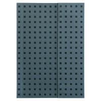 Записная книжка Paper-Oh Quadro B6 / Нелинированный Серый на Черном (9781439790656)