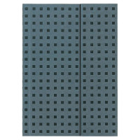 Записная книжка Paper-Oh Quadro B5 / Линейка Серый на Черном (9781439790540)