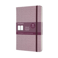 Блокнот Moleskine Blend 20 средний / Точка Фиолетовый Канва LCBD06QP066C