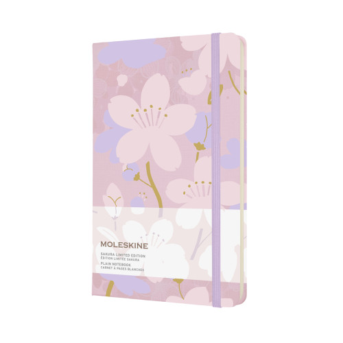 Блокнот Moleskine Sakura средний / Нелинированный Розовый Канва (8056420857436)