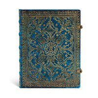 Записник Paperblanks Еквінокс великий 23х18 см Лінійка Лазурний (9781439726785)