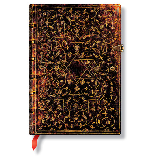 Записная книжка Paperblanks Гролье Орнаментали средний 12х18 см Линейка (9781439715963)