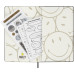 Записник Moleskine Smiley середній / Лінійка Канва в подарунковому боксі (8056598855081)