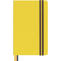 Записник Moleskine x K-Way середній / Лінійка Жовтий Нейлон (8056598856132)