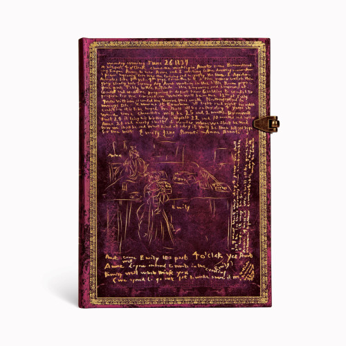 Записная книжка Paperblanks Сестры Бронте 12х18 см средний Нелинированный (9781439752951)