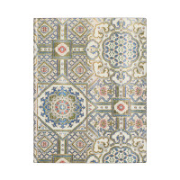 Записник Paperblanks Тибетський текстиль 23х18 см великий Лінійка Flexi (9781439793510)
