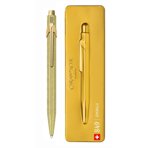 Ручка Caran d'Ache 849 SPARKLE Золотистая+box (CC0849.019)