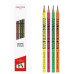 Набор Карандашей Caran d'Ache Grafik Fluo (4шт. HB + резинка) - FSC (7630002333252)