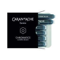 Набір чорнильних картриджів Caran d`Ache Chromatics (6 шт) / Чорний 8021.009