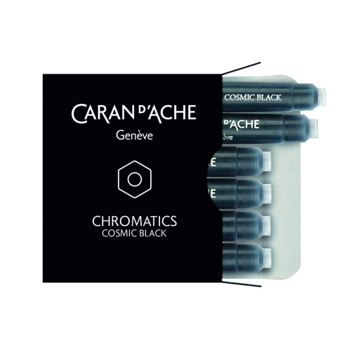 Набір чорнильних картриджів Caran d`Ache Chromatics (6 шт) / Чорний 8021.009