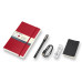 Набор Moleskine Smart Writing Set Ellipse (Smart Pen + Paper Tablet Линейка Красный) (8056420858860)