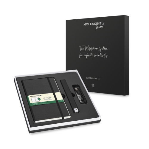 Набор Moleskine Smart Writing Set Ellipse (Smart Pen + Paper Tablet Нелинированный Черный) (8056420858846)