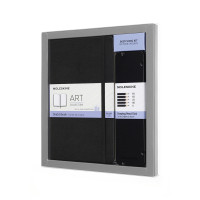Подарунковий набір Moleskine Art Записник середній / Для нарисів Чорний + 5 Простих Олівців BUNDARTGPHA