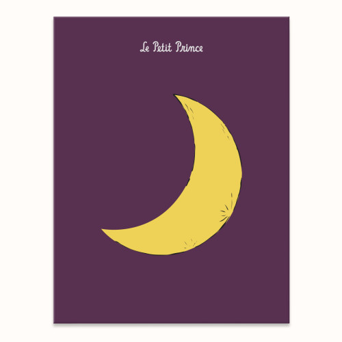 Подарунковий набір Moleskine Le Petit Prince Місяць (Записник середній + Cahier великий) (8056598853094)