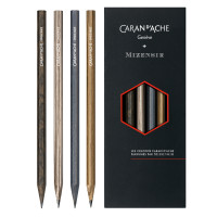 Набор Графитных Карандашей Caran d'Ache Les Crayons de la Maison N 10 парфюмированные, 4 шт. + box (7630002334990)