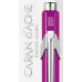 Ручка Caran d'Ache 849 Metal-X Фіолетова + box (849.85)