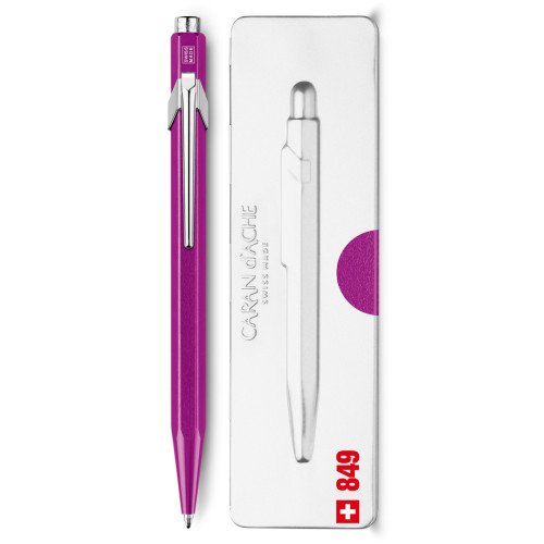 Ручка Caran d'Ache 849 Metal-X Фіолетова + box (849.85)