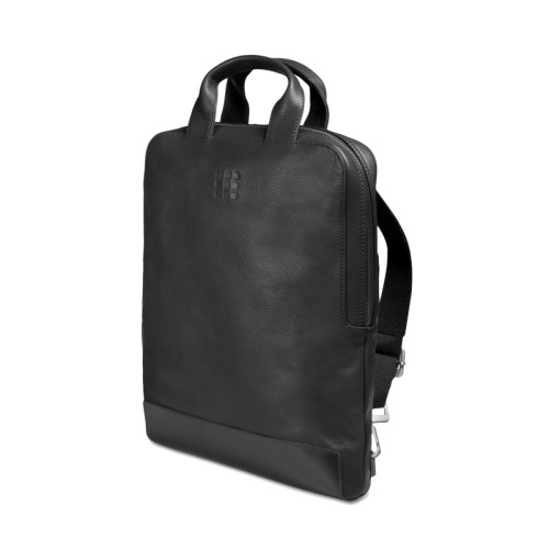 Сумка Moleskine Classic Device Bag 15 - Вертикальная Черная Кожаная (8058647623047)
