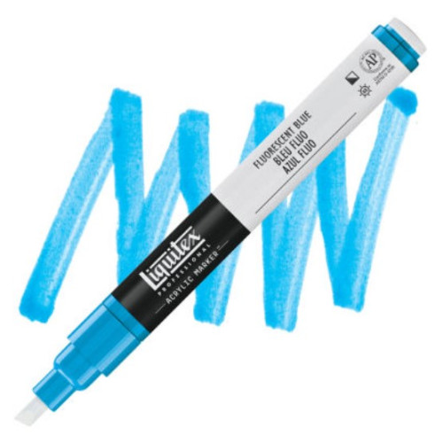 Маркер акриловий Liquitex 2 мм, №984 Fluorescent Blue арт 4620984