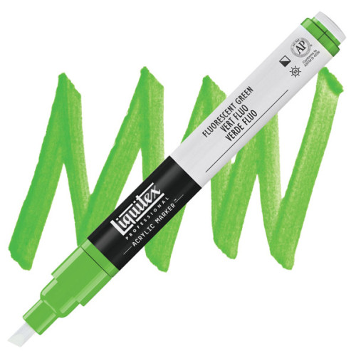 Маркер акриловий Liquitex 2 мм, №985 Fluorescent Green арт 4620985