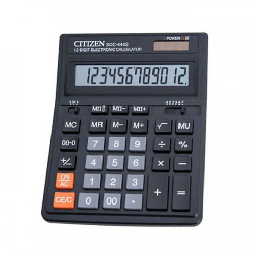Калькулятор Citizen SDC444S,12 разрядный