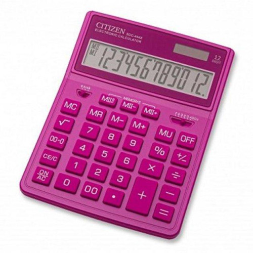 Калькулятор Citizen 12 разрядный SDC-444X-PK розовый