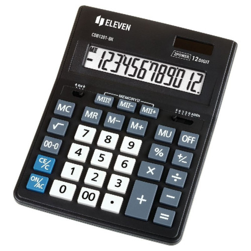 Калькулятор настольный Eleven Business Line CDB1201-BK, 12 разрядов