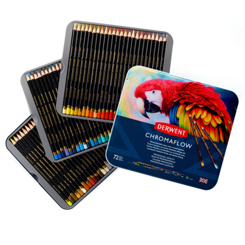 Набір олівців кольорових 72 шт Chromaflow Derwent арт 2306014