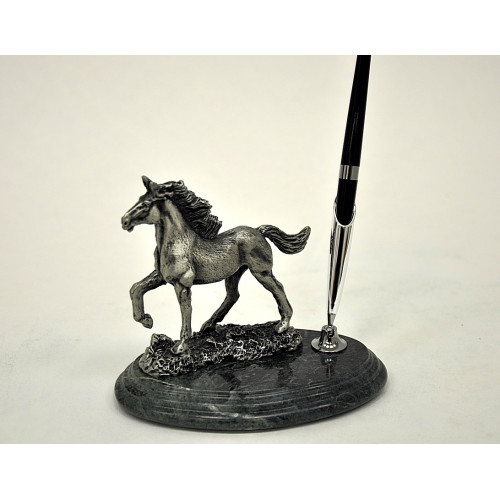 Настольный набор для руководителя Penstand, мраморный (Фигура коня и ручка) 6183