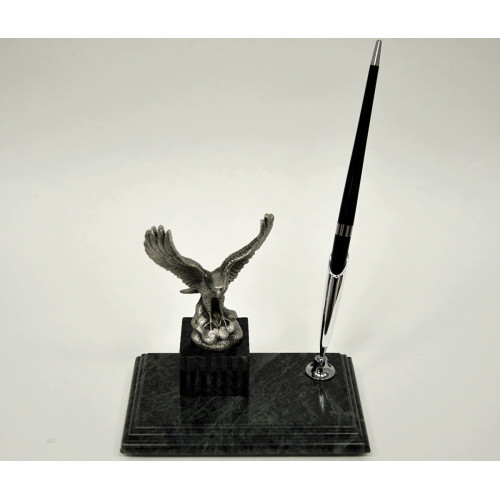 Настольный набор для руководителя Penstand, мраморный (Фигура орла и ручка) 6136