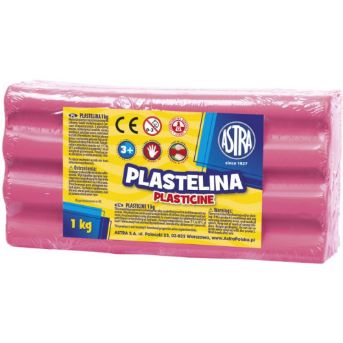 Пластилин Astra 1 кг Светло-Розовый