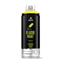 Аэрозольная краска флуоресцентная MONTANA PRO Fluor Paint R-600 400 мл Желтый, EX014PR0600