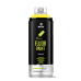 Аерозольна фарба флуоресцентна MONTANA PRO Fluor Paint R-600 400 мл Жовтий, EX014PR0600