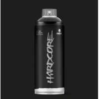 Аэрозольная глянцевая краска MONTANA HC2 400 мл Satin Black, EX014H0903