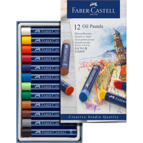Масляная пастель Faber-Castell Oil Pastels, 12 цветов, 127012