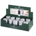 Точилка Faber-Castell TRIO Grip 2001 на 3 отвори з контейнерами срібло, 183800