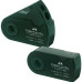 Подвійна точилка Faber-Castell Sleeve Castell 9000 з контейнером зелена, 582800