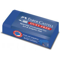 Ластик Faber-Castell Dust-free виниловый синий, 187170