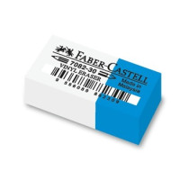 Ластик Faber-Castell 7082-30 виниловый сине-белый, 188230