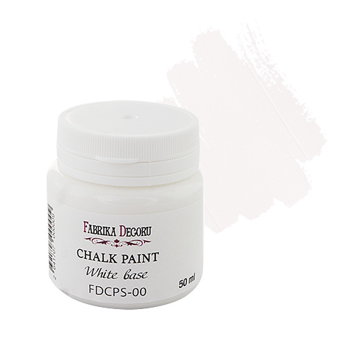 Крейдяна фарба Chalk Paint, колір Білий 50мл
