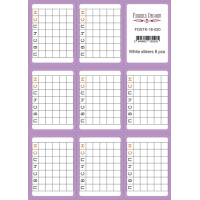 Набір наклейок (стікерів) 8 шт, Calendar UA (укр) №18-020