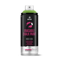 Аерозольна фарба на крейдяній основі MONTANA PRO Erasable Chalk Paint WB 400 мл, зелений, EX014PC6018W