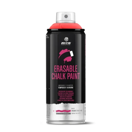Аэрозольная краска на меловый основе MONTANA PRO Erasable Chalk Paint WB 400 мл, св.-червь, EX014PC3020W
