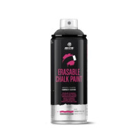 Аэрозольная краска на меловый основе MONTANA PRO Erasable Chalk Paint WB 400 мл, черный, EX014PC9011W