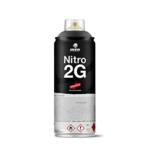 Аэрозольная краска MONTANA Nitro 2G 400 мл Черный (Black), EX0140911