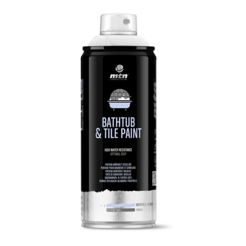 Аэрозольная краска MONTANA PRO Bathtub Tile Paint We 400ml, EX014PR0015