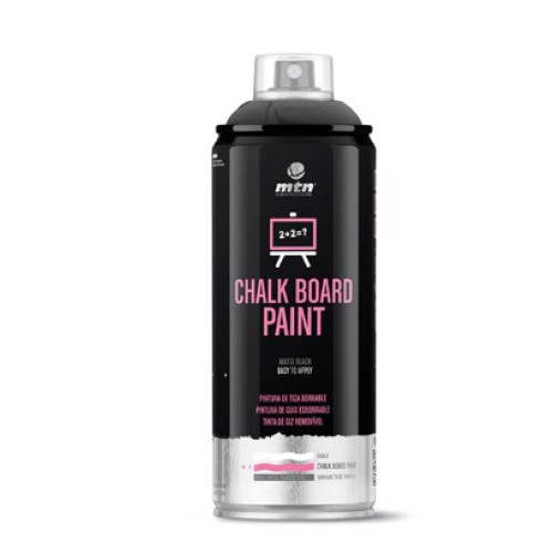Аэрозольная краска MONTANA PRO Chalk Board Paint 400 мл Black, EX014PR0601