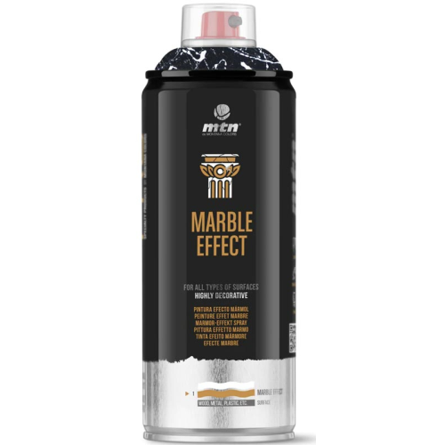 Аерозольна фарба MONTANA PRO Marble Effect White 400мл, EX014PM9010