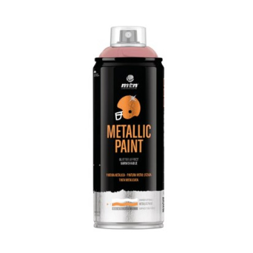 Аэрозольная краска MONTANA PRO Metallic Paint R-1000 400 мл Золотисто-розовый EX014PR1000