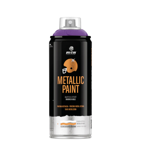 Аерозольна фарба MONTANA PRO Metallic Paint R-4001 400 мл Фіолетовий, EX014PR4001